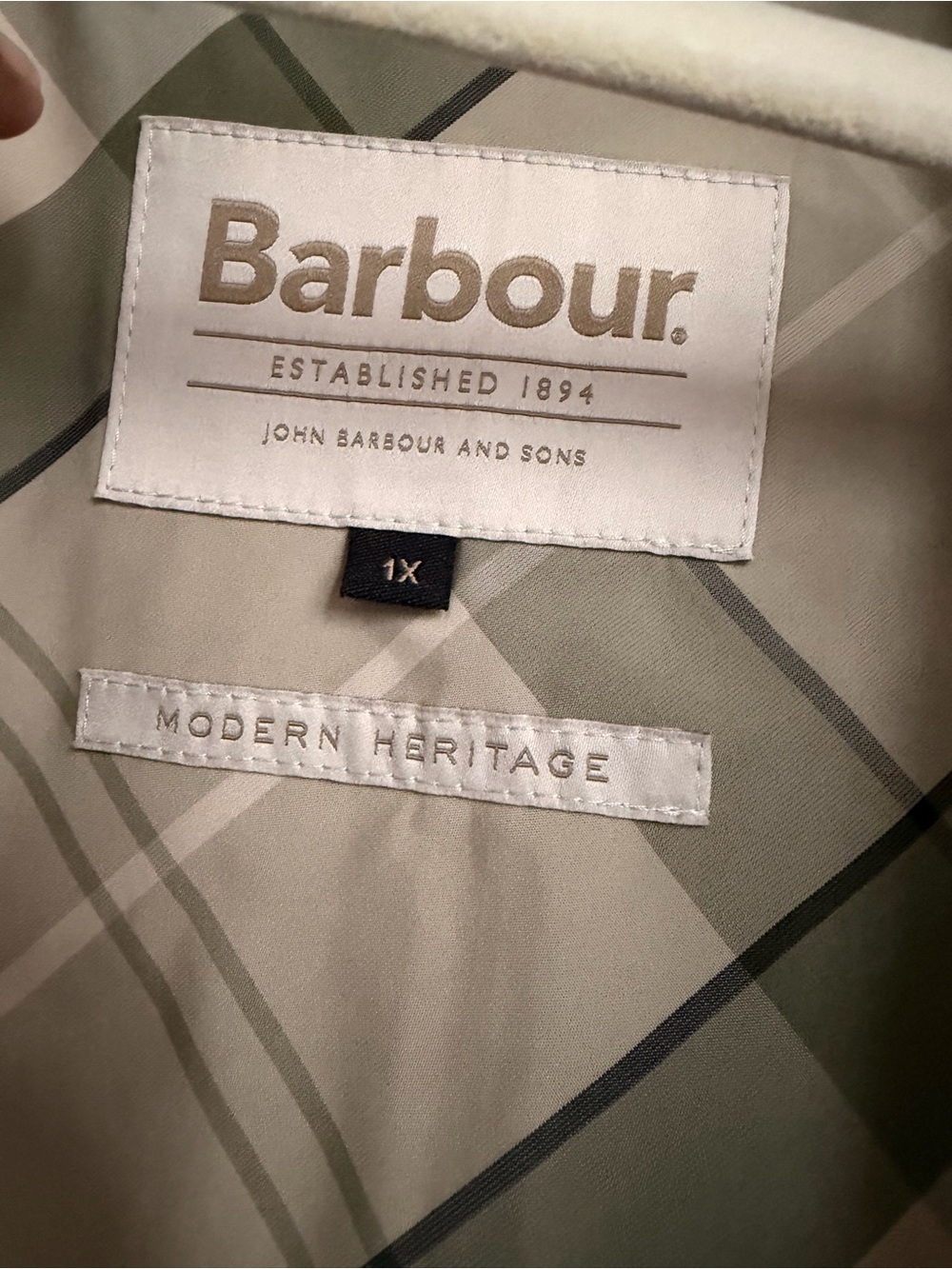 Barbour Women's Light Beige Trench Coat with Belt - Picture 5 of 9